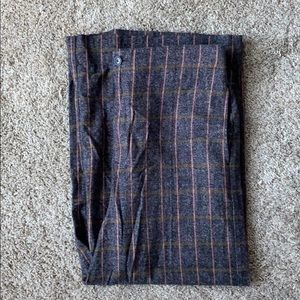 Madewell plaid Huston pants